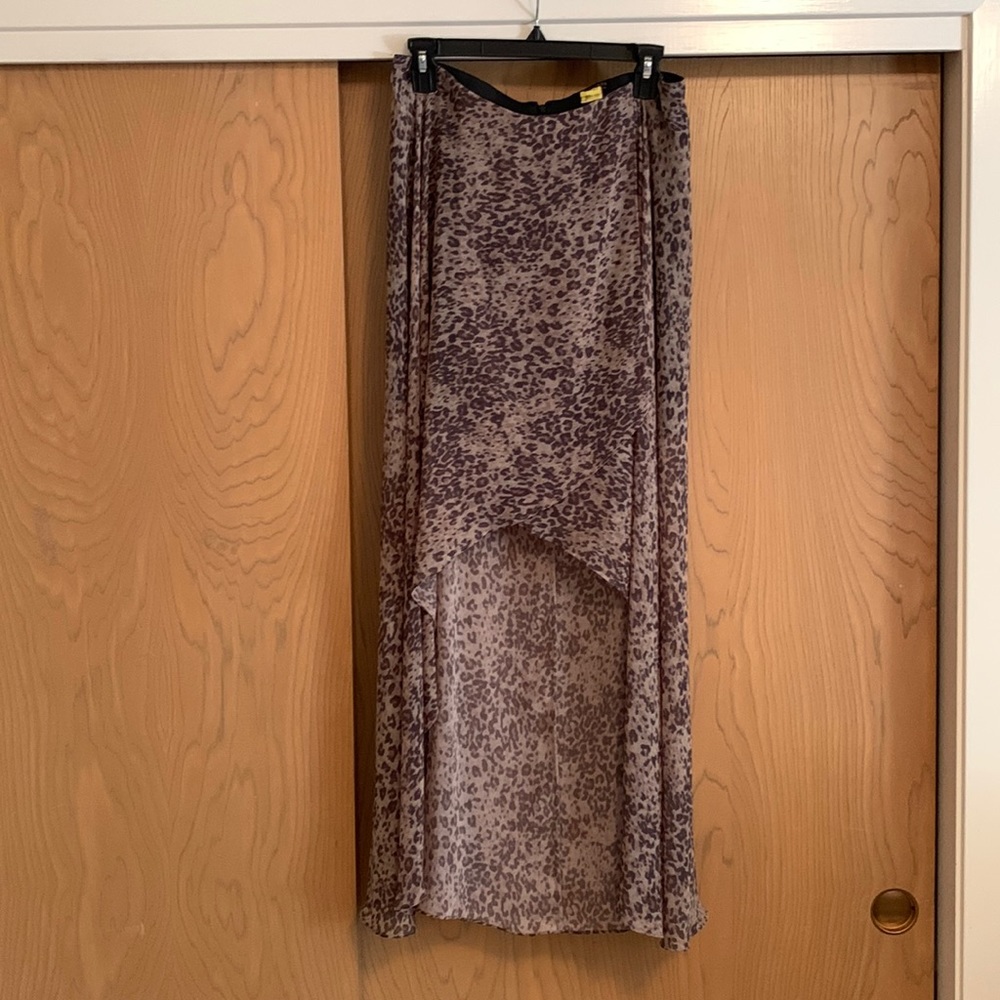 All Saints Cheetah Skirt